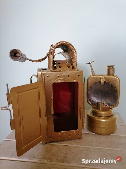 Stara lampa karbidowa Kraków