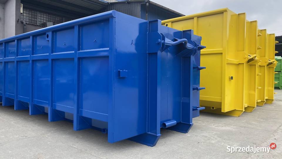 Kontener KP7 KRYTY 6 włazówODPADY pojemnik mazowieckie Warszawa
