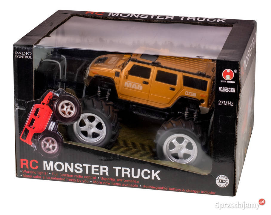 SAMOCHÓD RC 6568330N MONSTER TRUCK CZARNY Bielsk Podlaski