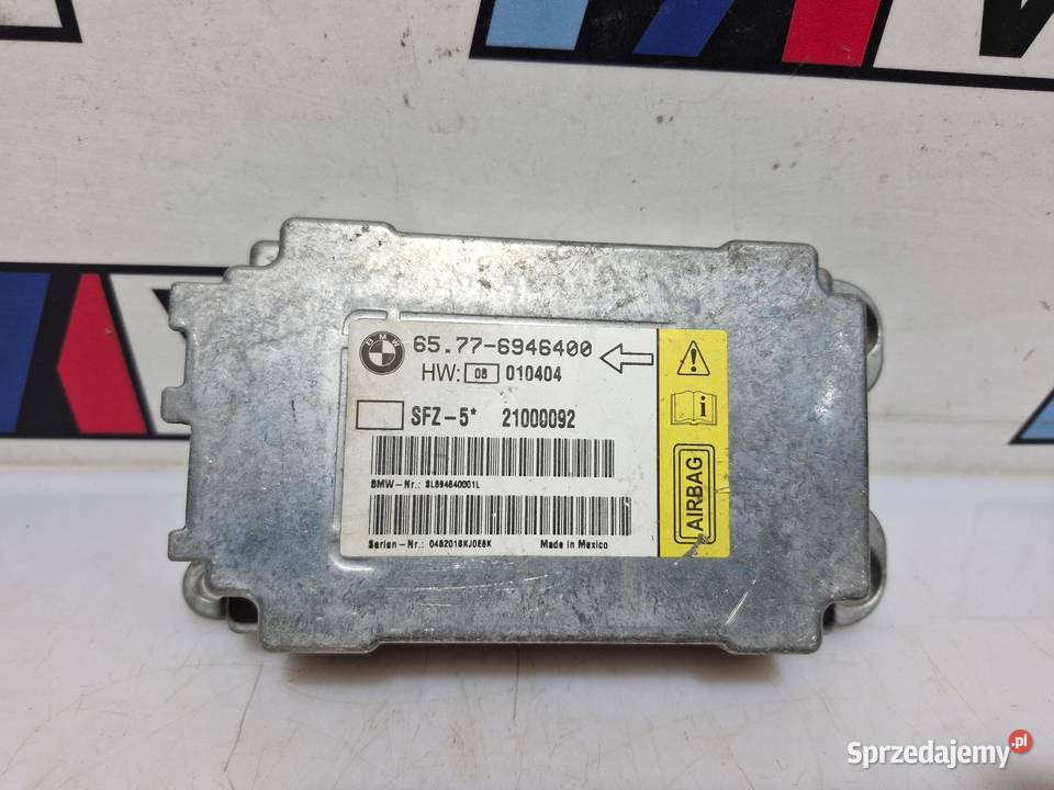 BMW E60 E61 MODUŁ STEROWNIK SENSOR PODUSZEK