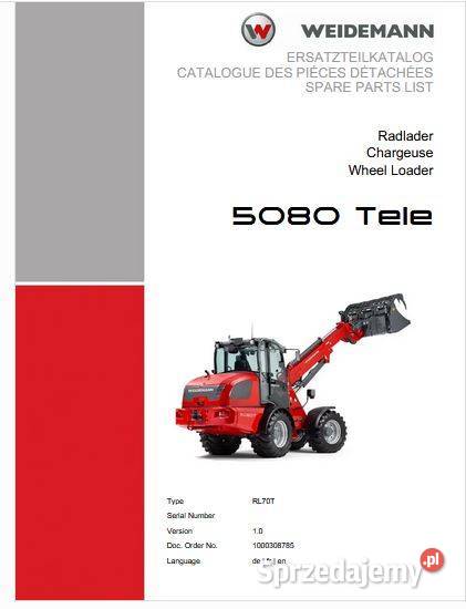 Weidemann 5080 katalog cześci zamiennych Kielce