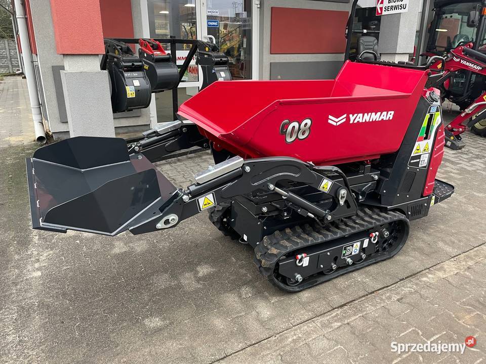 YANMAR C08 HiTip wozidło transporter wysoki Łódź