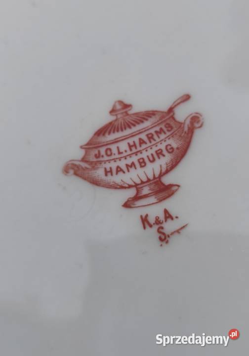 JCLHARMS HAMBURG wzórCHRISTIANIA Rosenthal Porcelana i szkło łódzkie Pabianice