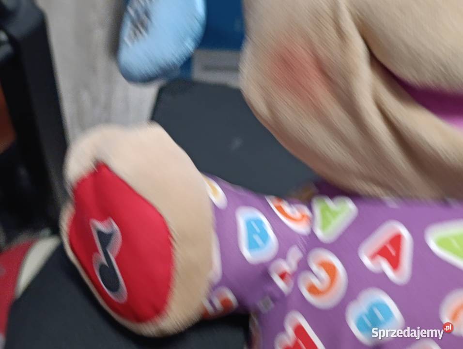 interaktywna pluszowa zabawka edukacyjna Fisher Edukacyjne