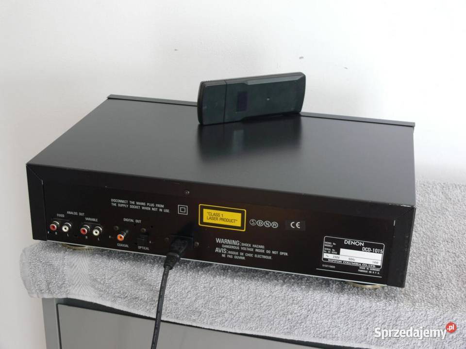 Audiofilski CD Denon DCD1015 pilot sprawny Jasło sprzedam