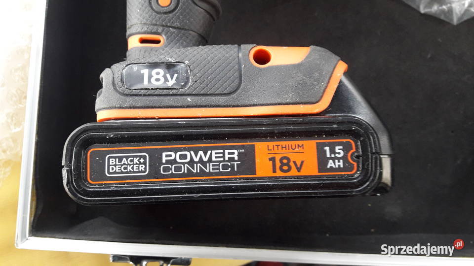 wiertarkowkrętarka 18V LiIon BlackDecker BDCDC18