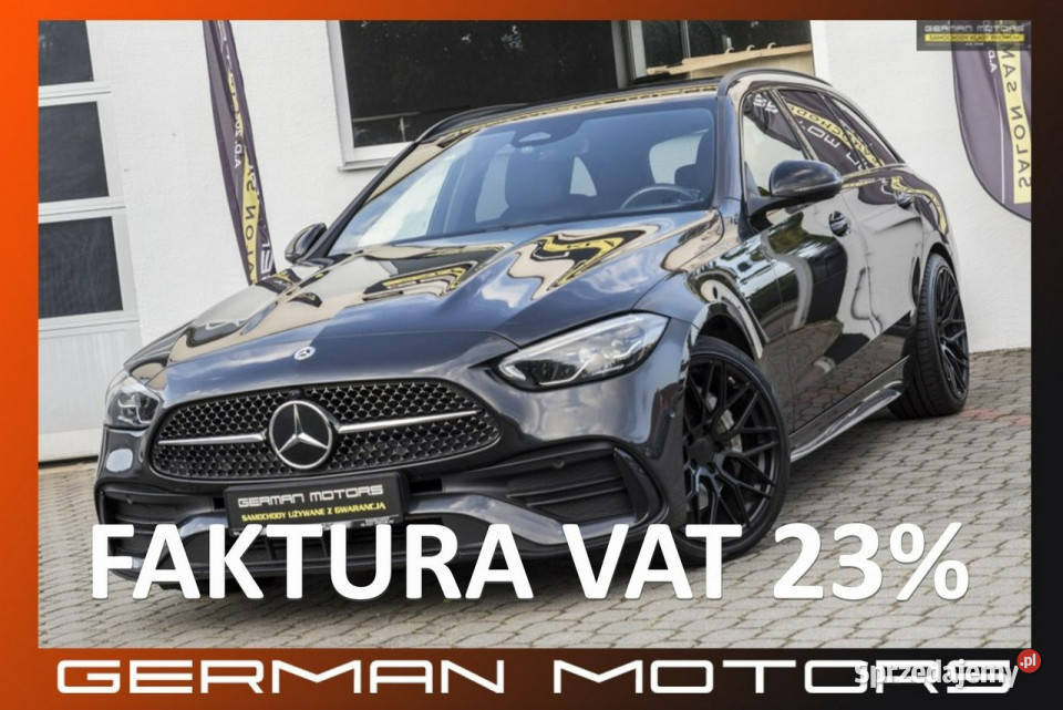 Mercedes C 220 AMG Night 4Matic Multibeam Kamera elektrochrom. lusterko wst. Gdynia