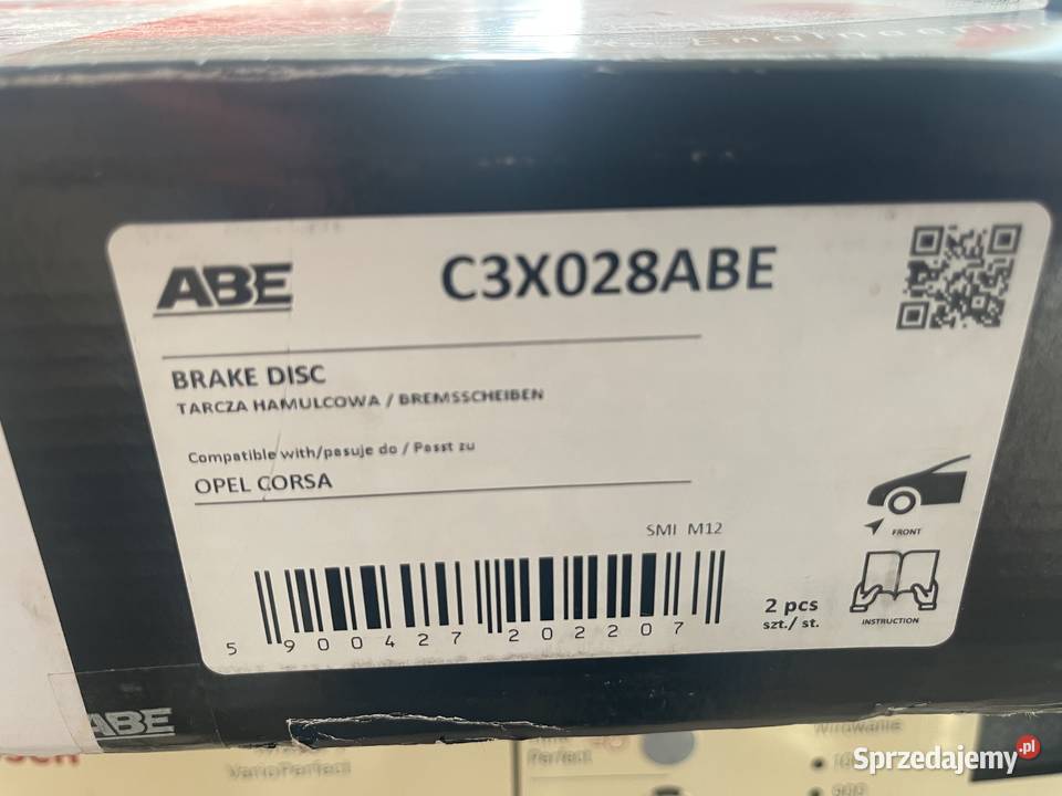Tarcze hamulcowe opel corsa sprzedam