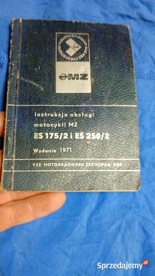 Instrukcja obsługi MZ etz 2502 trophy MZ etz 175 Majdan Królewski