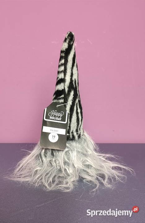 Skrzat świąteczny Krasnal Gnom Mikołaj ozdoba na małopolskie Jasień