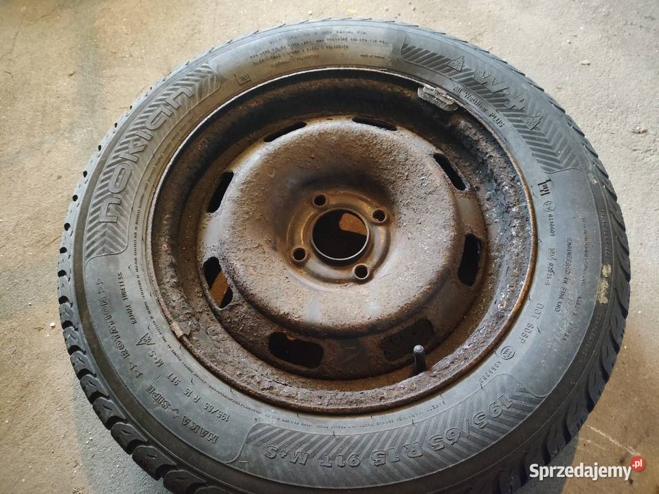 4 felgi stalowe R15 do Citroen C4 I gen z Średnica 15" sprzedam
