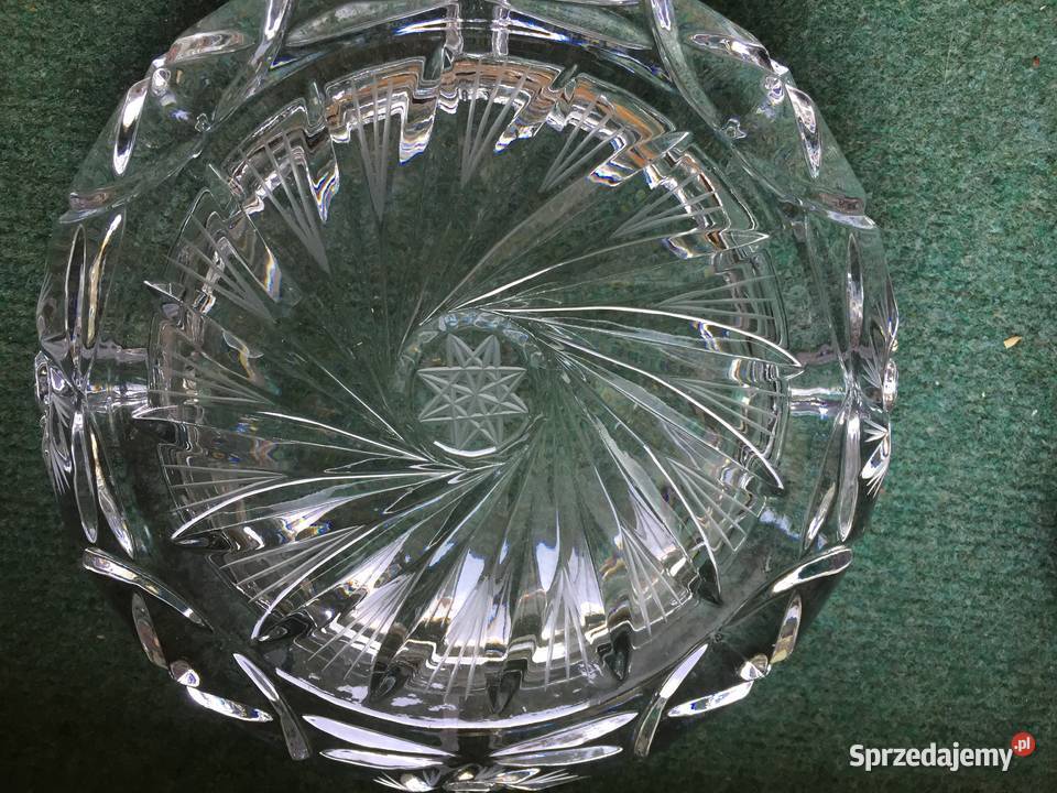 Popielniczka kryształowa duża 20 ciężka Warszawa sprzedam