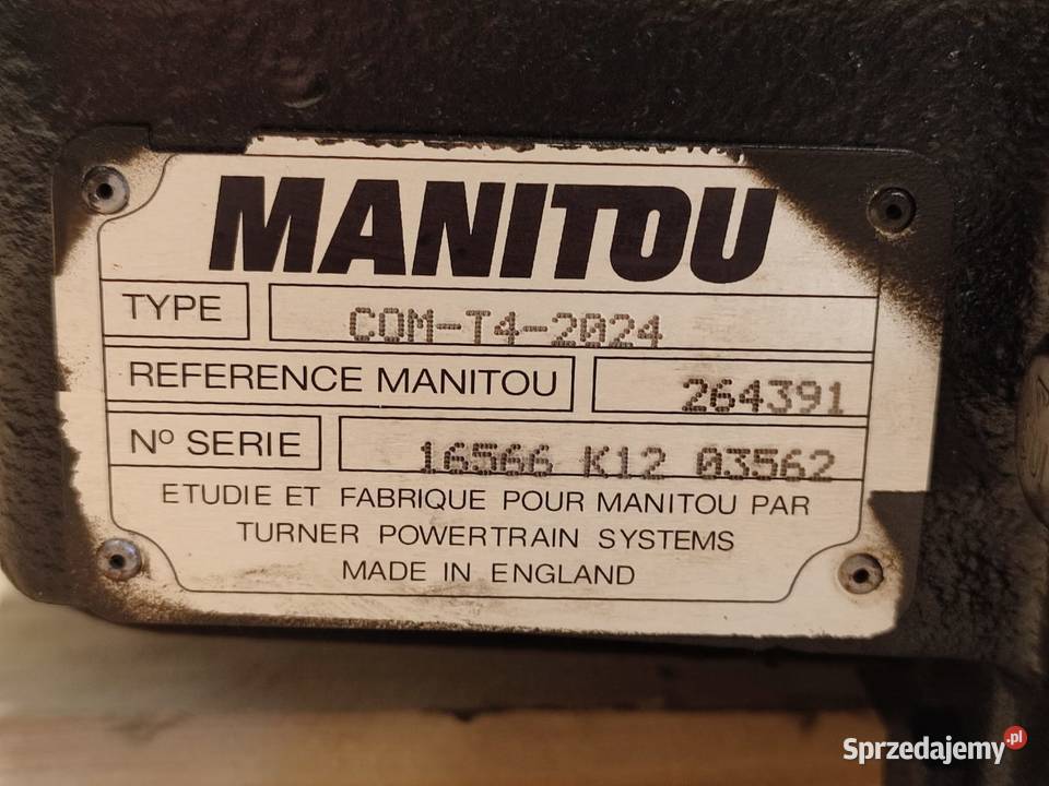 Skrzynia biegów COMT42024 MANITOU MLT 627 wielkopolskie