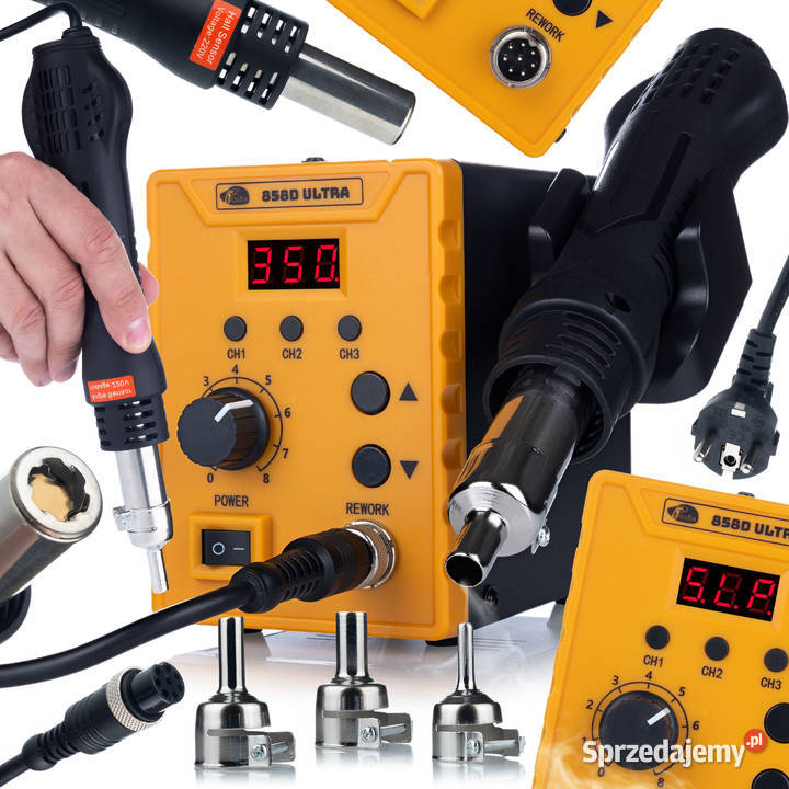 Stacja Lutownicza Rosfix 858D Ultra 700W 100500C małopolskie Ludźmierz