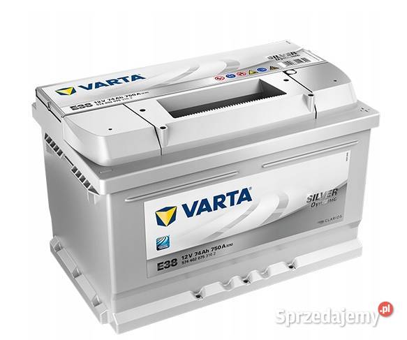 Akumulator 12V 74Ah 750A P Varta Silver E38 Wrocław sprzedam