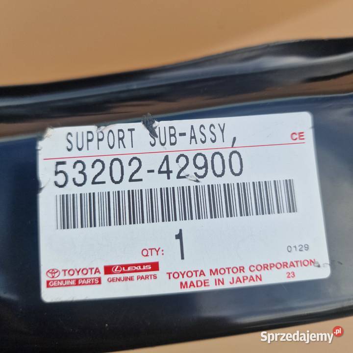 TOYOTA RAV4 2018 ŁĄCZNIK PASA OKULAR ŁĄCZNIK osobowe Bieleń