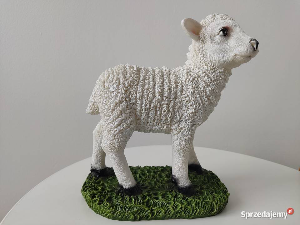 Baranek z polizywicy figurka dekoracyjna Dębica sprzedam