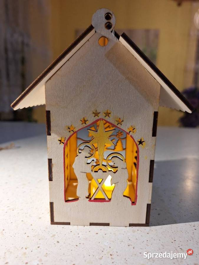 Szopka podświetlona wewnątrz podkarpackie Strzyżów sprzedam