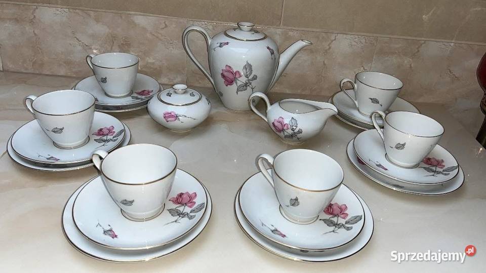 Serwis do małej kawy KPM Krister Germany 1952 Gdańsk sprzedam