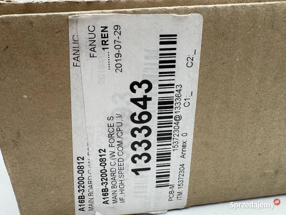 Fanuc A16B32000812 Main Board sprzedam
