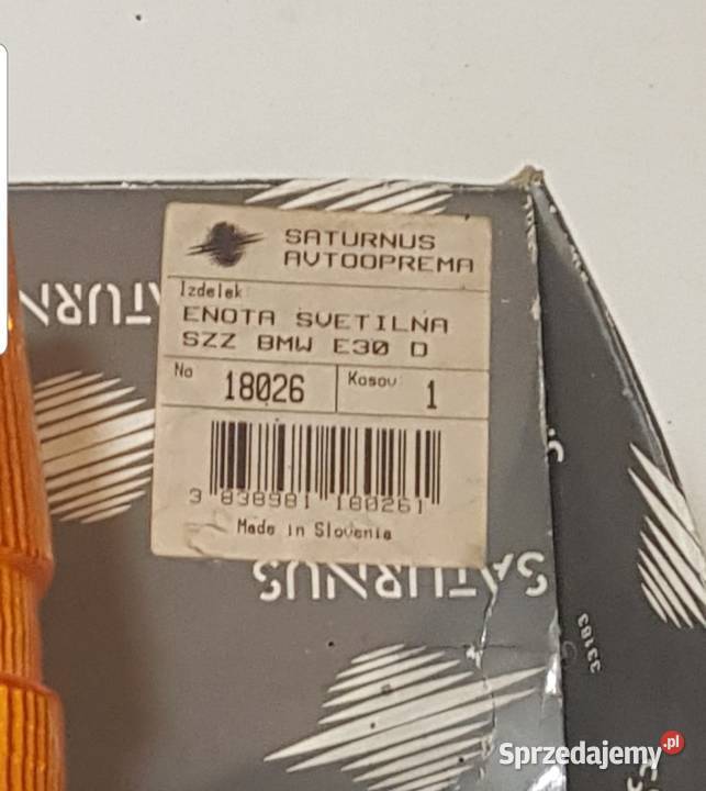 BMW E30 lampa tył nowa prawa Warszawa