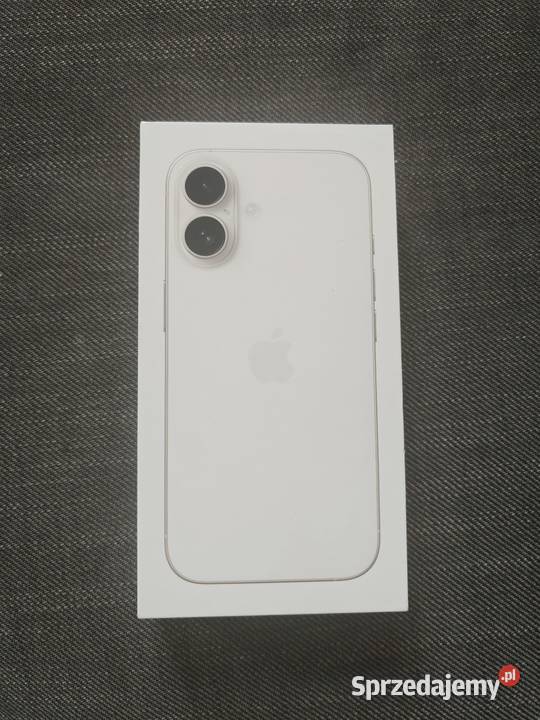 Sprzedam iPhone 16 128 GB White NOWY Gniezno