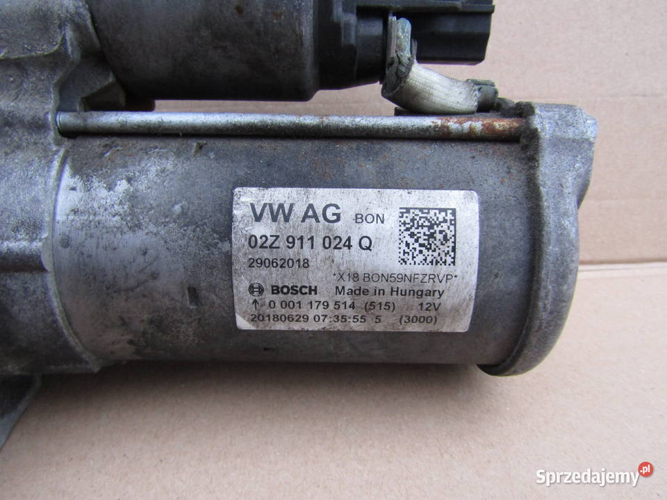 ROZRUSZNIK SEAT IBIZA 10TSI V 6F 02Z911024Q Mysłaków