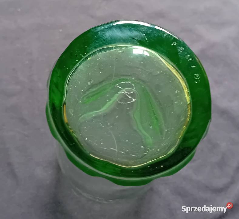 Zielona kolekcjonerska szklanka Coca Cola 025 L Koźminek