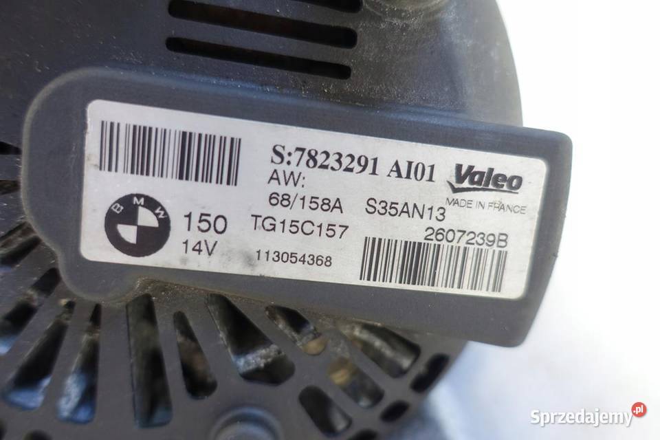 Mini Cooper R56 16 D ALTERNATOR 7823291 Valeo osobowe Chełm