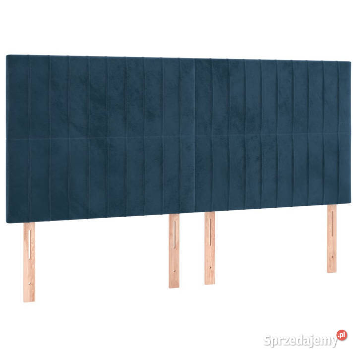 Zagłówki do łóżka 4 ciemnoniebieski 90x5x7888 Warszawa