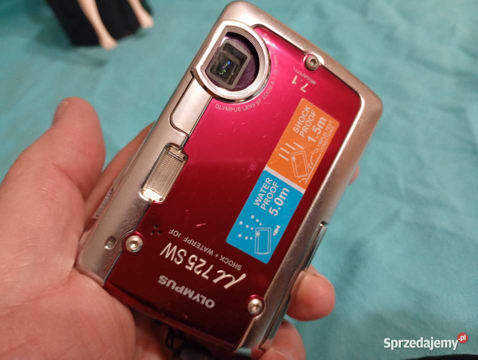 Turystyczny bordowy Olympus mi 725 SW Pancerna śląskie Katowice sprzedam