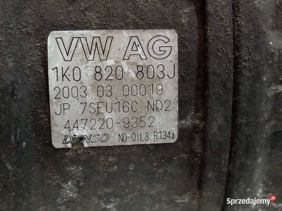 SPRĘŻARKA KLIMATYZACJI 1K0820803J 19 TDI