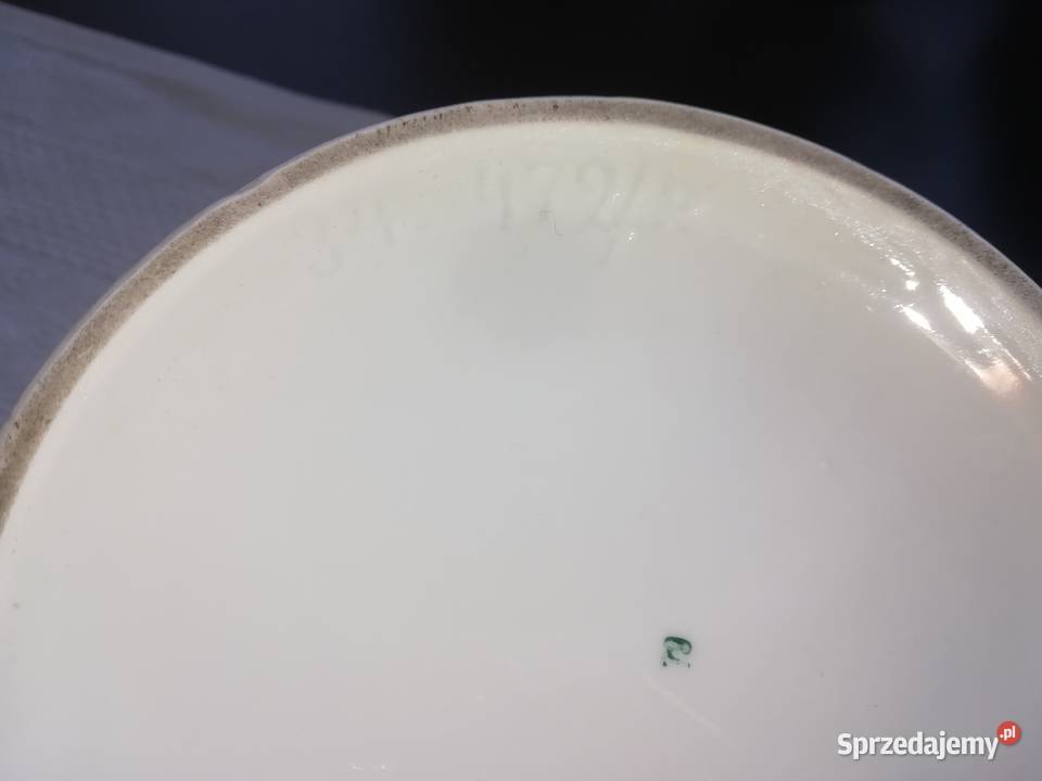 biały b duży dzbanek porcelan artdeco biały Dom i Ogród Gdańsk