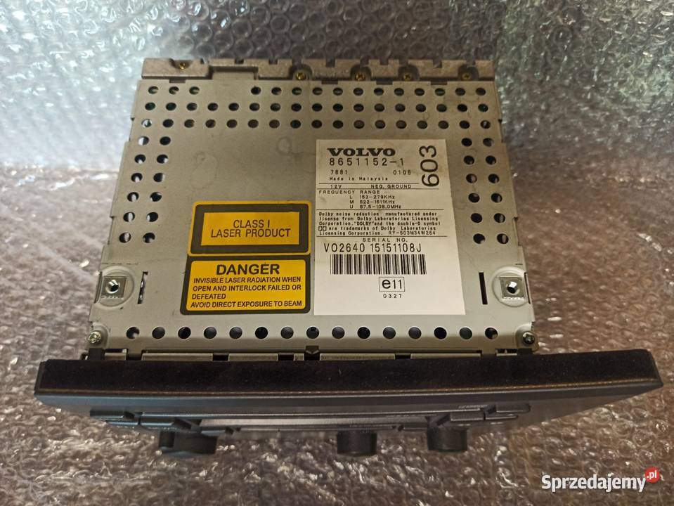 Radio Volvo V70 HU603 CD STAN