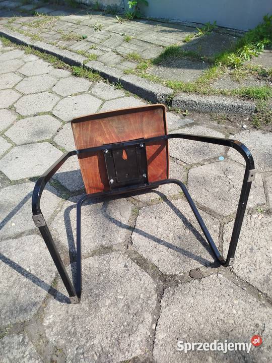 Krzesło szkolne vintage Elmar Flototto Sklejka Opole