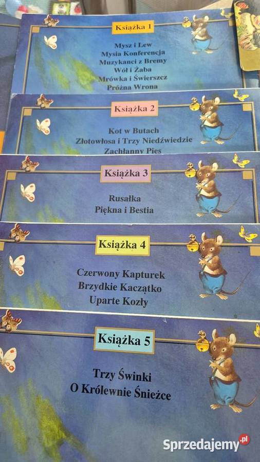 Wielka Skarbnica Bajek Tormont komplet 5 książek pomorskie