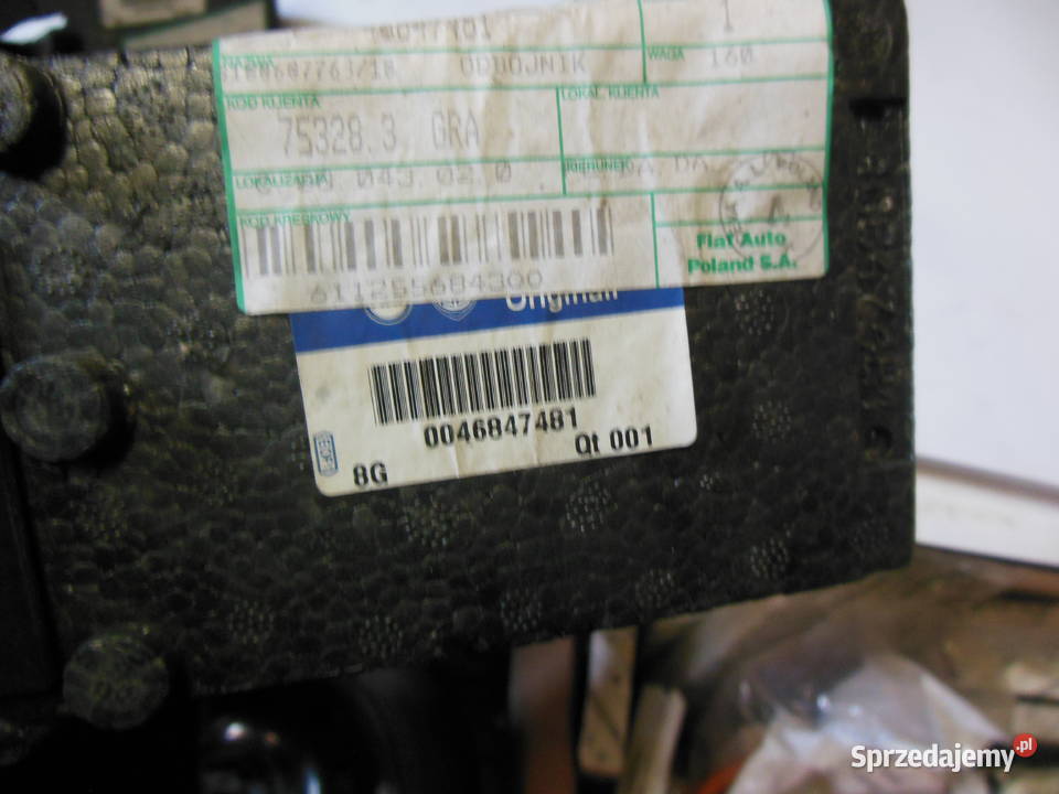 ŚLIZg ABSORBE ZDERZAKA TYŁ LEWY PRAW FIAT PUNTO Kozy