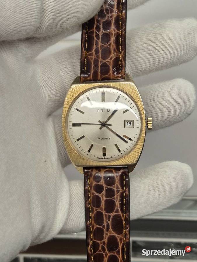 Piękny zegarek mechaniczny Au 10 PRIM śląskie Chorzów sprzedam