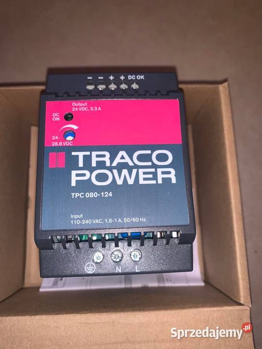 Zasilacz na szynę DIN TracoPower TPC 080124 33 A