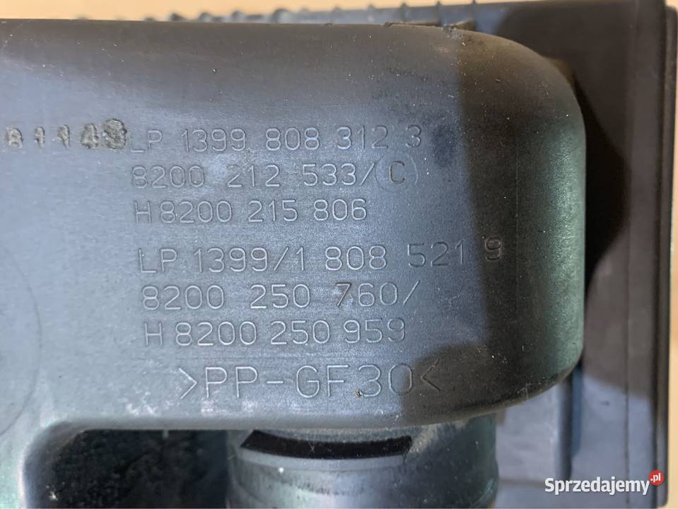 Obudowa filtra powietrza 8200212533 Nissan Micra Szczecin sprzedam
