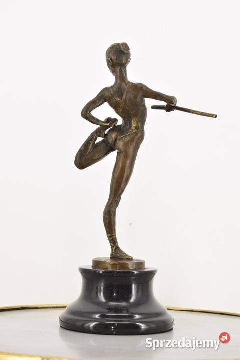 Zmysłowa Tancerka Baletnica Kobieta z Brązu Akt Kraków