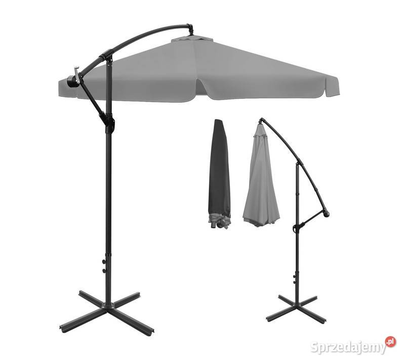 Składany parasol ogrodowy 350 XXL pokrowiec metal Poznań sprzedam