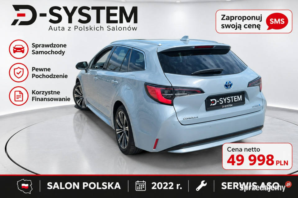Toyota Corolla 22 Salon Polska 18 HYBRID 1wł z relingi dachowe Białystok