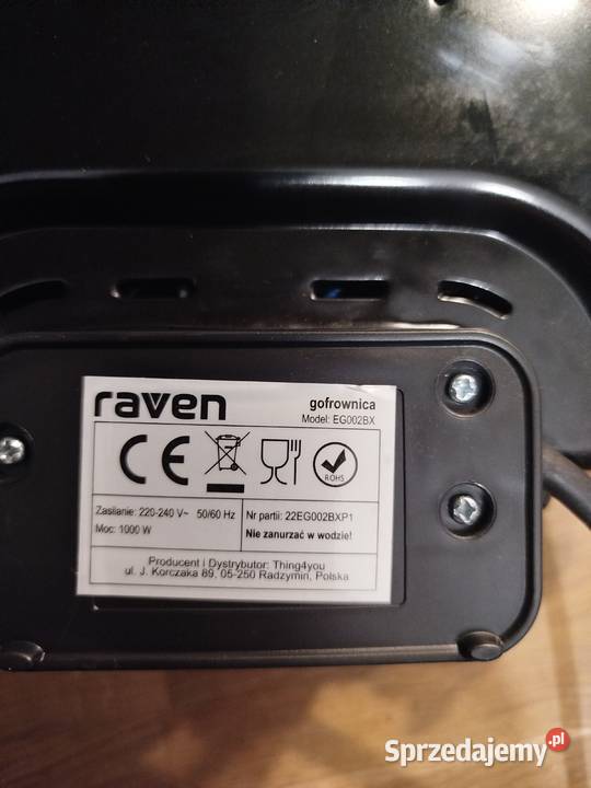 Gofrownica RAVEN mazowieckie Warszawa