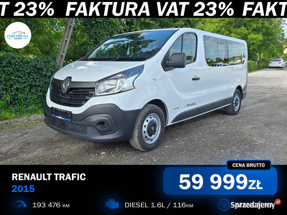 Renault Trafic 2015 16 dCi 115 Eberspacher ogranicznik prędkości Rzeszów