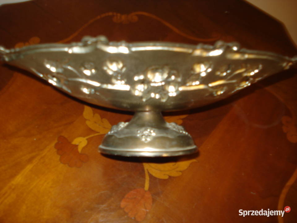 Patera metal posrebrzany zachodniopomorskie Stargard