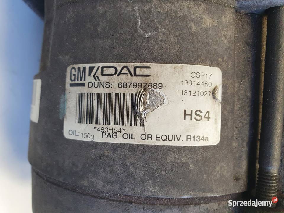 SPRĘŻARKA KLIMATYZACJI Chevrolet Cruze 20 VCDI osobowe Rudka