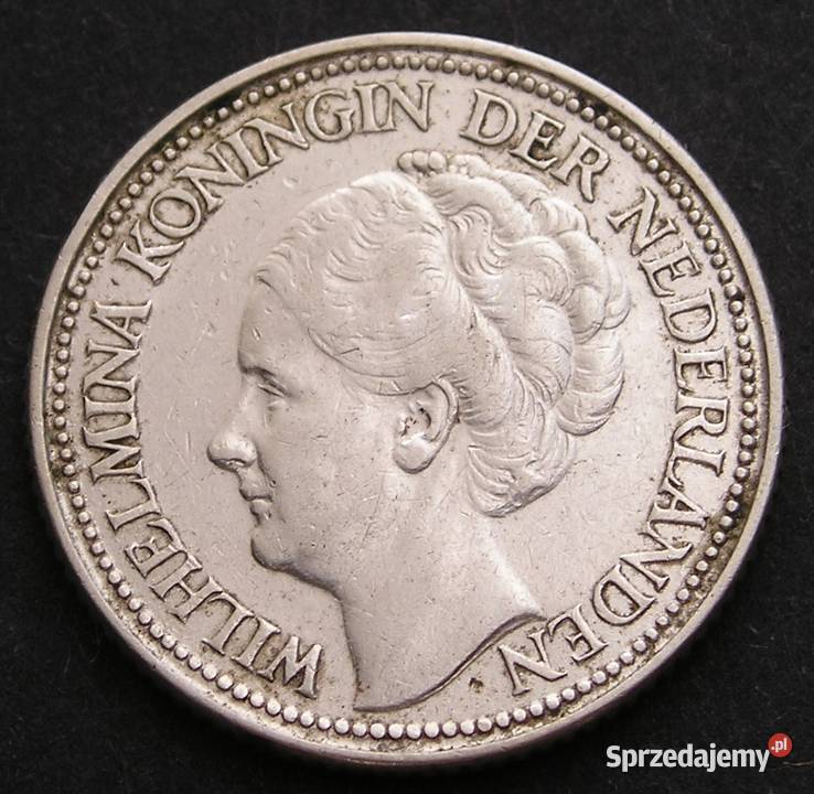 HOLANDIA 25 CENTIMES 1939 KRÓLOWA WILHELMINA Numizmatyka