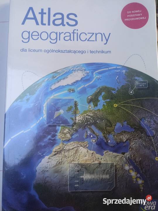 Atlas geograficzny książki wysyłka Trójmiasto Gdańsk sprzedam