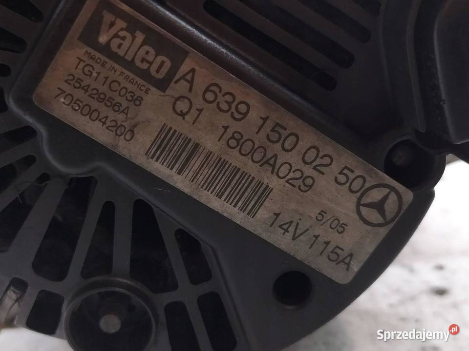 ALTERNATOR A6391500250 15 D Mitsubishi Colt VII